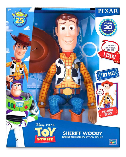 Sheriff Woody Parlante Toy Story De Colección 30 Frases