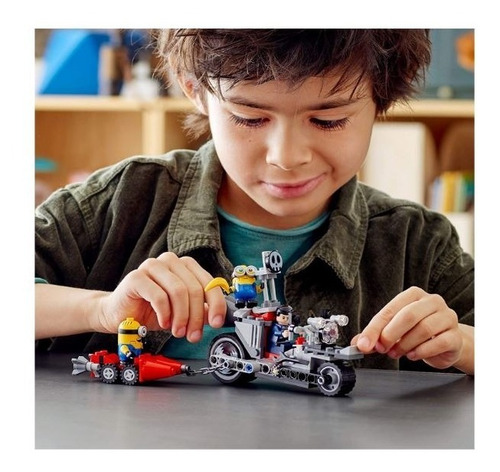 Lego Minions 75549 Bob - Stuart - Gru 136 Pzs Moto De Gru
