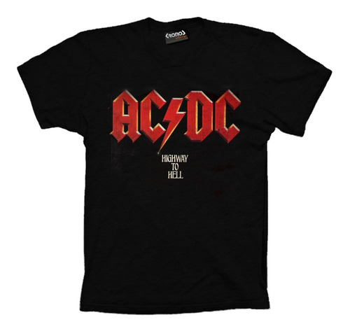 Remera Acdc Acdc Highway To Hell Angus Young Algodon