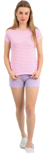 Pijama Curto Verão Adulto Feminino Eva Pop Evanilda 0023