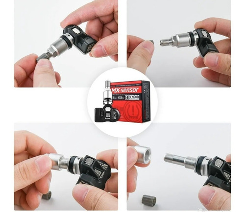 Imagen 3 de 3 de Sensor Tpms Llanta Autel Mx-sensor 315 Y 433 Mhz Cromada
