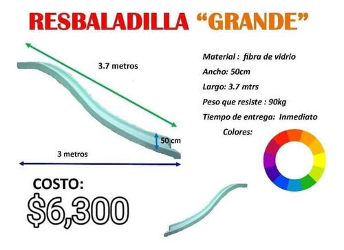 Resbaladilla Grande (somos Fabricantes)