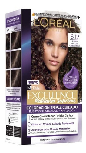 Excellence Kit Rubio Obscuro Ceniza Perla 6.12 [47 Gr]