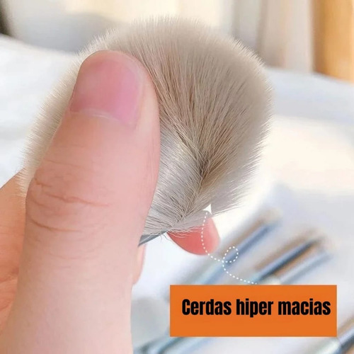 Kit De Pincéis De Maquiagem Profissional - 13 Pç Verde