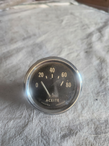 Reloj Presion Aceite Antiguo 80lbs 