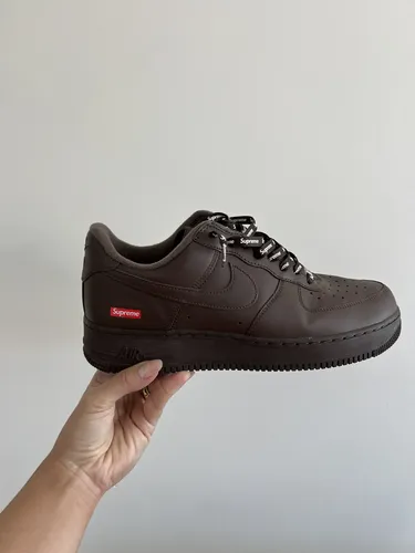 Supreme X Nike Air Force 1 Low Baroque Brown | Parcelamento sem juros