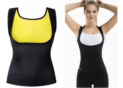 Imagen 5 de 9 de Cami Hot Musculosa Sudadera Faja Neotex Realza Busto 3 + 1