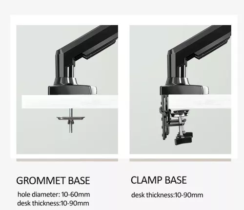 Soporte Doble Escritorio Para Monitor 17~32, Techgo Spm-1104