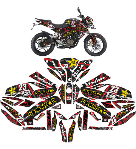 Kit De Graficos 200ns Rock St Full Body Listo P/instalar Ro