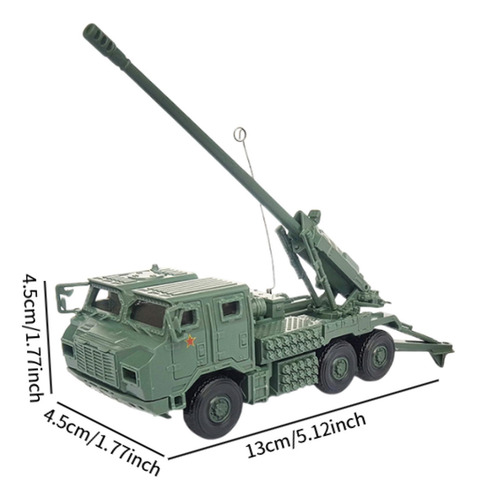 1/72 VehĂculos Tanque Chinos Modelo 4d Kit De Verde