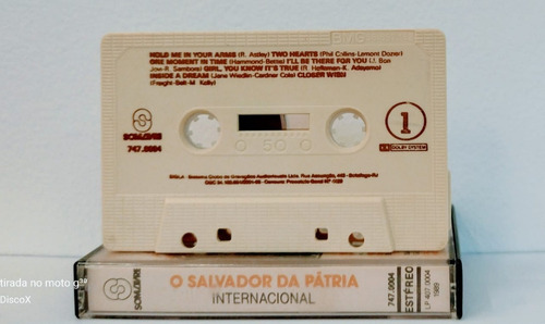 Imagem 2 de 4 de O Salvador Da Pátria Internacional Fita Cassete Original K7