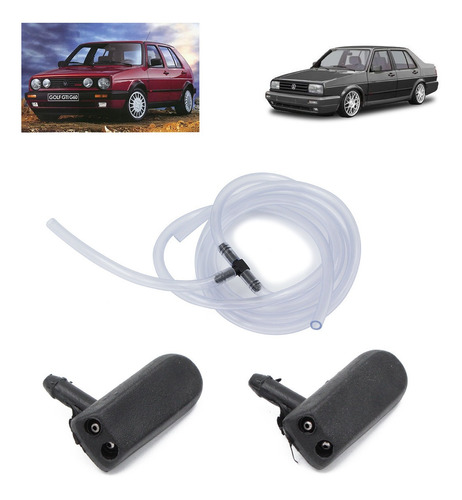 Kit Manguera Y Chisgueteros Parabrisas Vw Golf Jetta A2 Drby