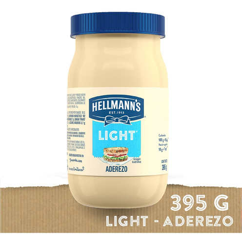 Mayonesa Light Hellmanns 395 Gr