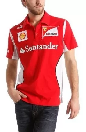 Playera Polo Scuderia Ferrari Original Envío Meses sin intereses