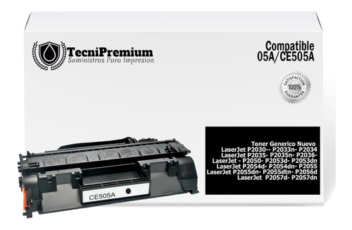 Toner Generico 05a | Impresoras  P2035 P2050 P2055 P2055dn