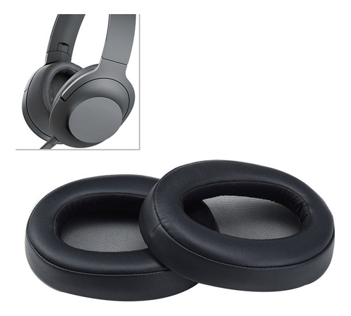 Funda Protectora Negra De Un Par De Audífonos Para Sony Mdr