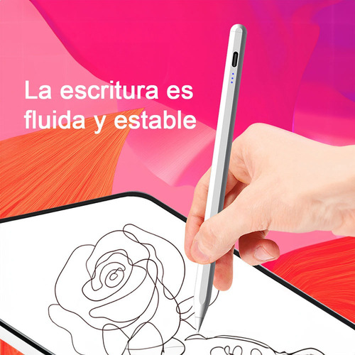 Pluma Lápiz Táctil Óptico Universal Para Tablets Blanco