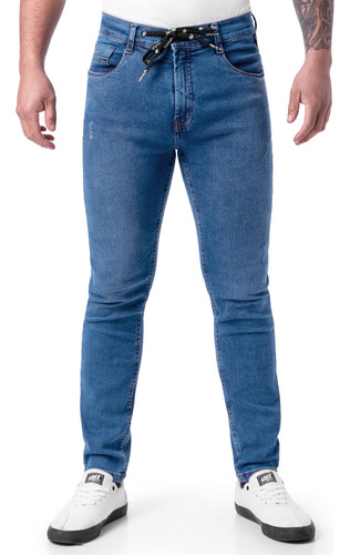 Pantalon Clasico Denim Stretch Hombre Umkey