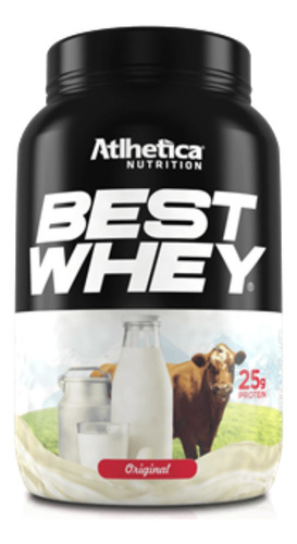 Suplemento en polvo Atlhetica Nutrition  Nutrition Series Best Whey proteínas sabor original en pote de 900g