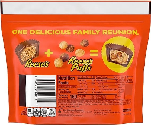 Reese's With Reese's Puffs Miniature Cups 272gr
