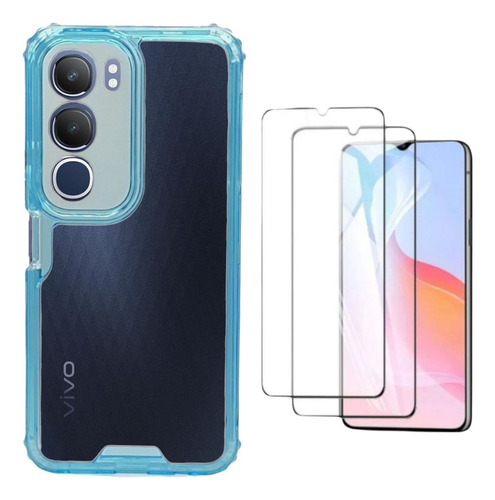Funda Protector Uso Rudo Otter 360 Para Vivo Y19s/ Y29 Más 2 Micas