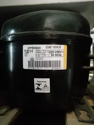 Motor Compresor 1/3 Refrigeradora/congeladora Egas100
