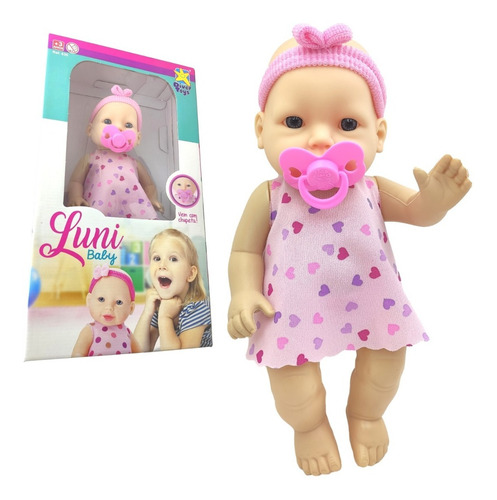 Imagem 1 de 7 de Boneca Baby Brinquedo Menina Bonequinha Bebê Colo Promoção