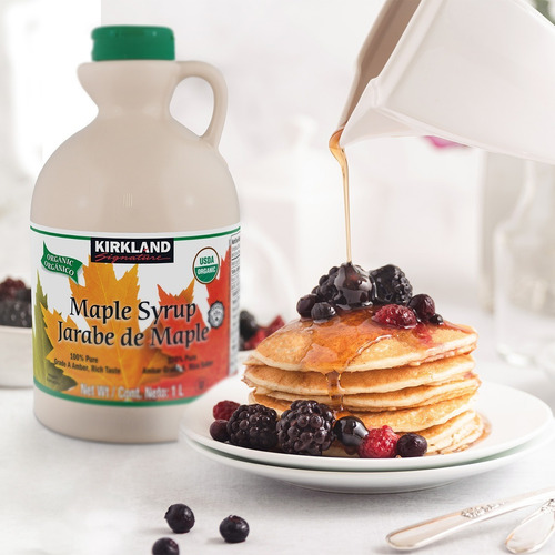 Jarabe De Maple Orgánico 1 Litro Kirkland Arce Syrup