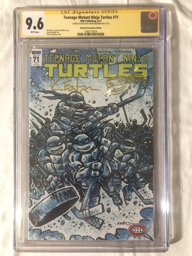 Teenage Mutant Ninja Turtles #71 Grade Cgc9.6 Tortugas Ninja