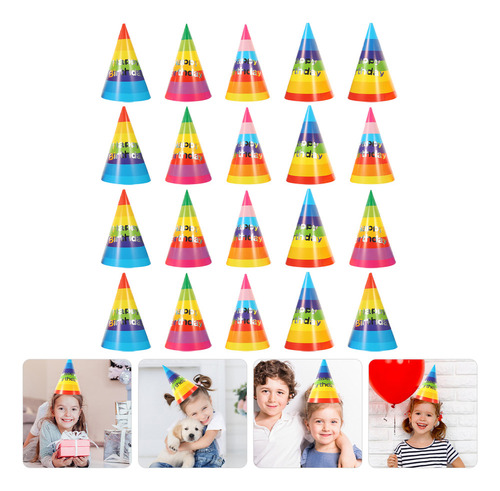 Sombreros De Papel Cónicos De Cumpleaños Gorro De Cumpleaños