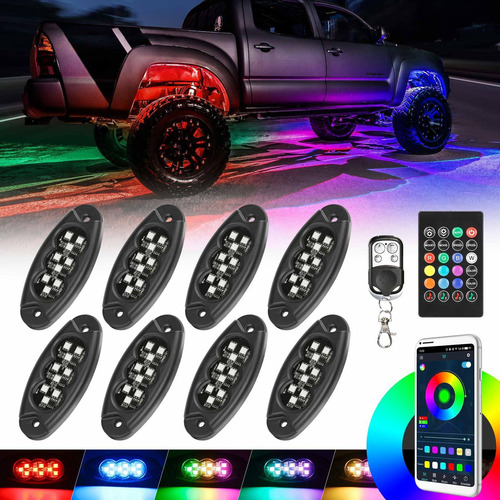 Juego De Luces Led Rgb Suparee De Neón Multicolor Con Contr