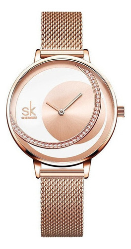 Reloj De Cuarzo Elegante De Lujo Shengke Diamond