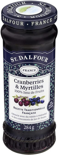 Geleia De Cranberry Com Mirtilos St Dalfour 284g 4un