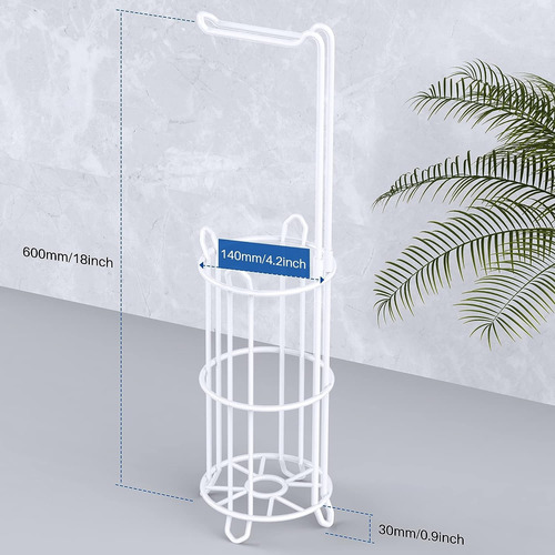 Soporte De Papel Higiénico Confort Pedestal Organizador Baño
