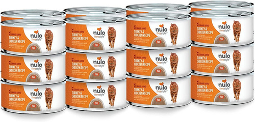 Alimento Para Gato Nulo Freestyle 24 Pack Pavo Y Pollo 80g