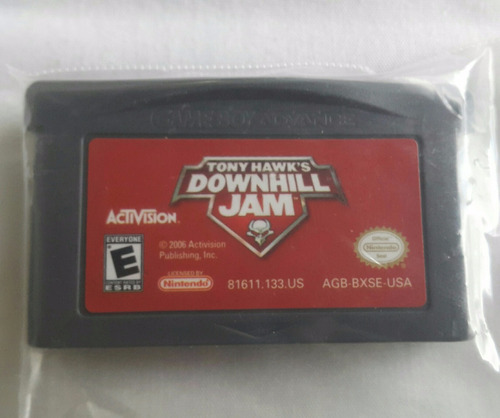 Tony Hawk Downhill Jam  / Gameboy Advance Gba /  Ds