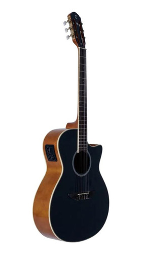 Violão Nylon Eletroacústico P/ Destros Tagima Tw-27 Preto