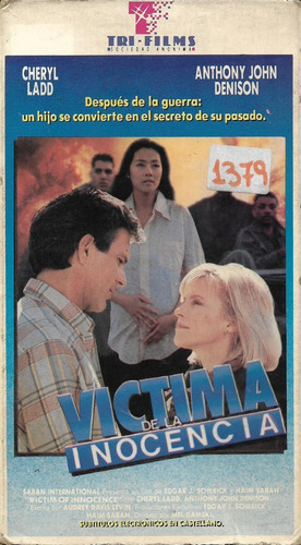 Victima De La Inocencia Vhs Cheryl Ladd Tony Denison 1990