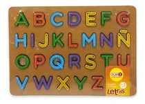 Comprar Letras O Números Tablero De Madera Con Encastre Planz Marrón Claro