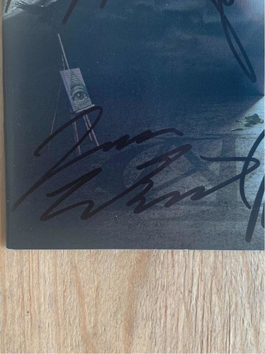 Cd Dream Theater Black Clouds Autografiado X Banda Completa