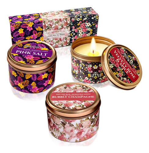 Juego De Velas Aromáticas Regalo Mujeres, Esposa, Herm...