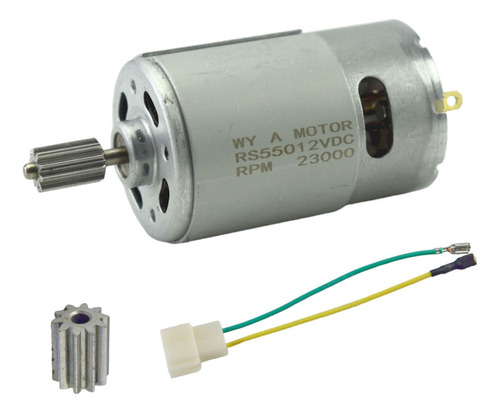 Mini Motor De Engranaje Eléctrico 550 12vdc 23000 Rpm Para C