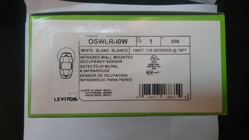 Sensor De Movimiento Oswlr-10w Leviton