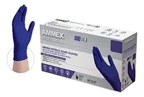 Comprar Guantes De Examen Ammex Indigo Nitrile, 3 Mil, Sin Látex,