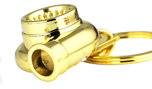 Llavero Turbina Turbo Autos Souvenirs Color Dorado