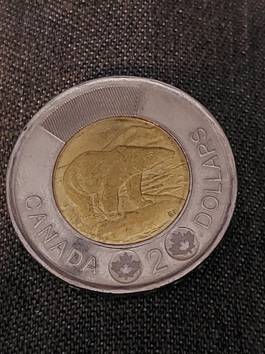 Moneda De Canada 2 Dólares Bimetalica Km#1257 Año 2018