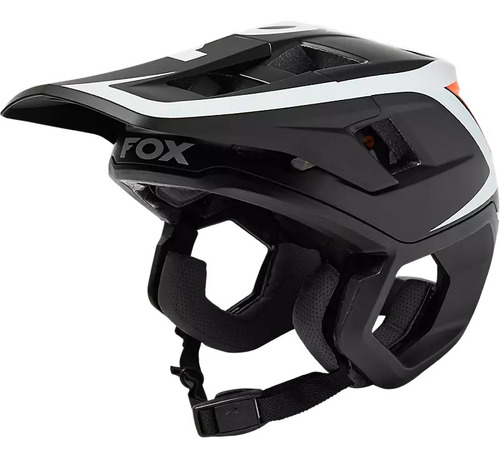 Casco Fox Dropframe Pro Dvide Color Negro Talle M