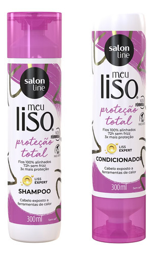 Salon Line Meu Liso Proteção Total Kit Shampoo+condicionador