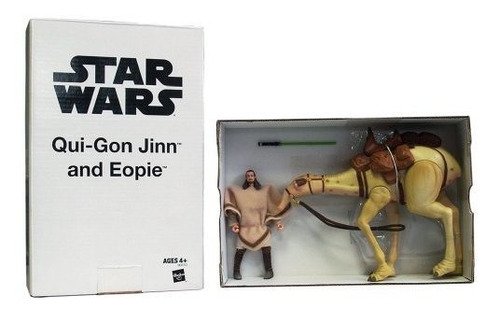 Star Wars Pack 2 Figuritas Electrónico En Qui-gon Jinn...