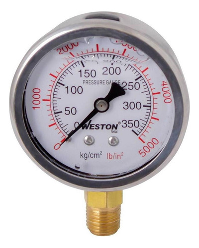 Manómetro Calibrado 1000 Psi (certificado Ante Ema)